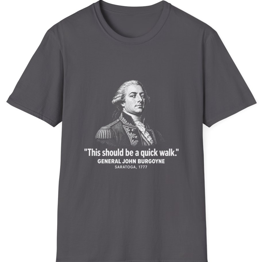 Burgoyne Quick Walk Saratoga T-Shirt - Charcoal front