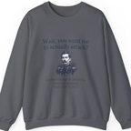 Mcclellan Antietam Attack T-Shirt - Charcoal front