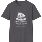 Hms Erebus Arctic Tours T-Shirt - Charcoal front