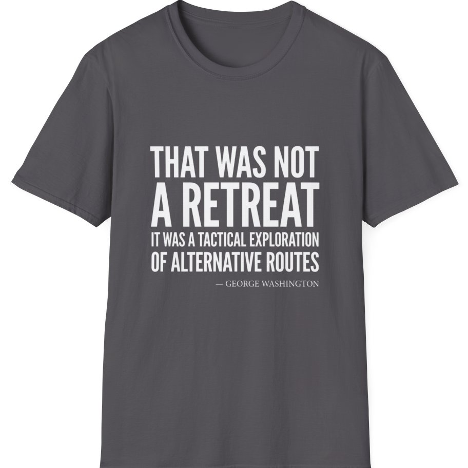 Washington Strategic Relocation T-Shirt - Charcoal front
