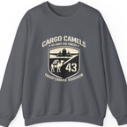 Cargo Camels WWII Usaaf Troop Sweatshirt - Charcoal front