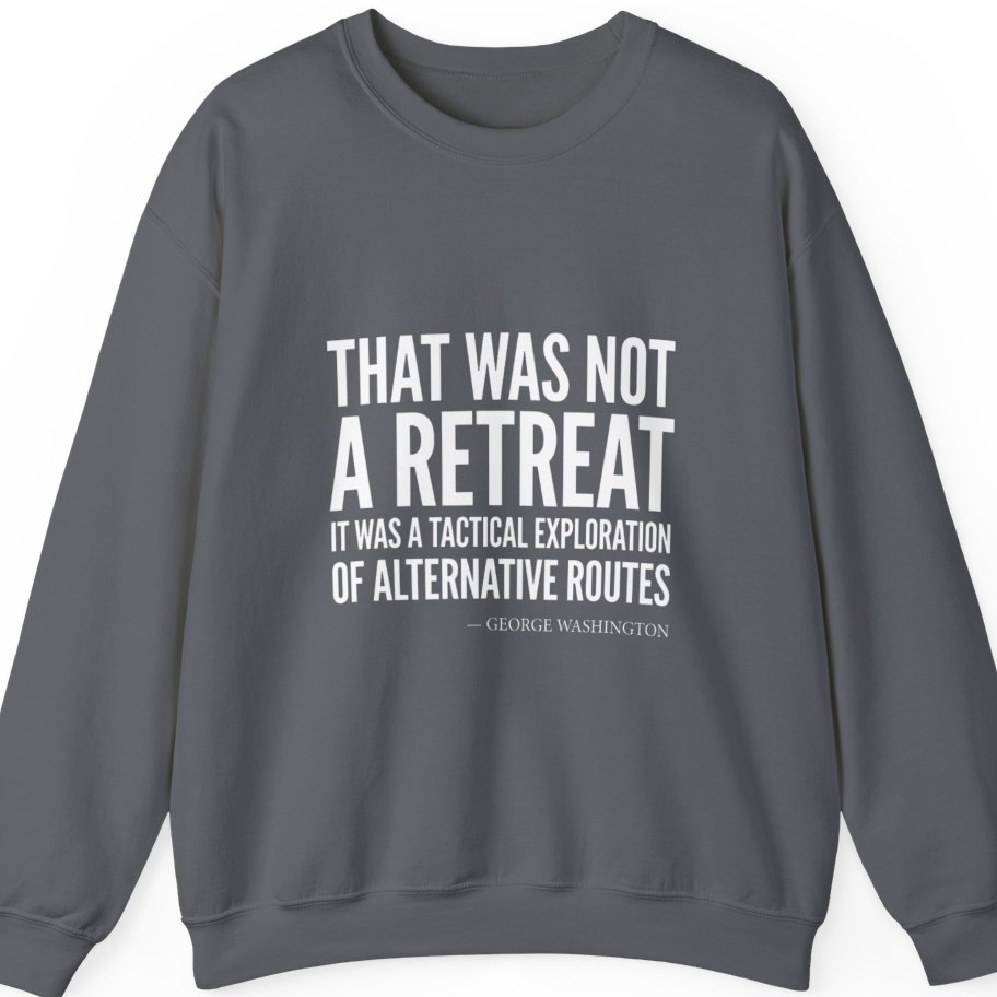 Washington Strategic Relocation Sweatshirt - Charcoal front
