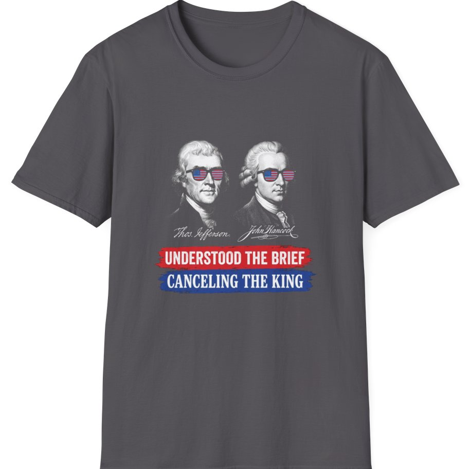 Jefferson Hancock Canceling The King T-Shirt - Charcoal front