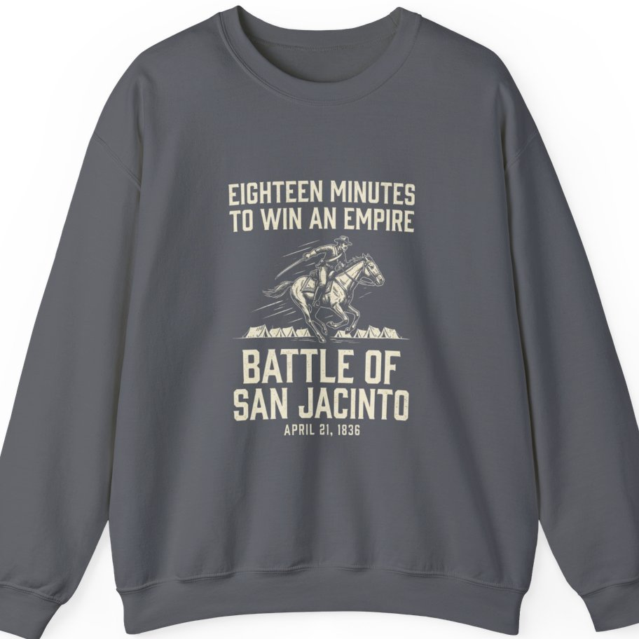 San Jacinto Eighteen Minutes Sweatshirt - Charcoal front