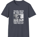 Nixon Suit Bowling Flex T-Shirt - Heather Navy front