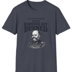 Fredericksburg Burnside Got Burned Vintage T-Shirt - Heather Navy front