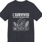 Great Molasses Flood Premium Tee - Heather Navy front