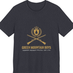 Green Mountain Boys Crest Premium Tee - Heather Navy front
