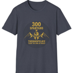 Spartans Thermopylae T-Shirt - Heather Navy front