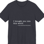 Industrial Revolution Quote Premium Tee - Heather Navy front