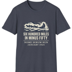 Nome Serum Run Minus Fifty T-Shirt - Heather Navy front