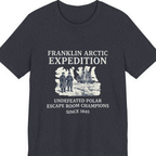 Franklin Arctic Expedition Escape Room Premium Tee - Heather Navy front