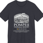 Pompeii Thermal Resort Premium Tee - Heather Navy front