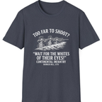 Whites of Their Eyes Bunker T-Shirt - Heather Navy front