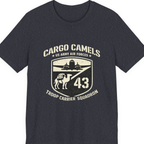 Cargo Camels WWII Usaaf Troop Premium Tee - Heather Navy front