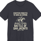 San Jacinto Eighteen Minutes Premium Tee - Heather Navy front