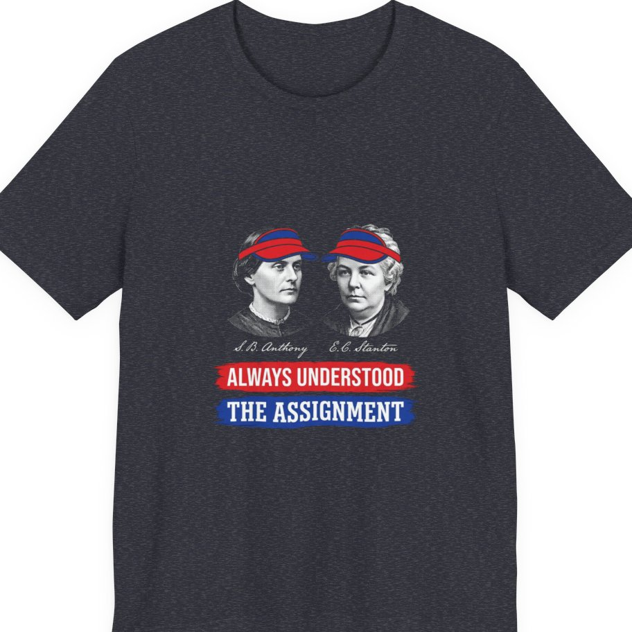 Anthony Stanton Assignment Premium Tee - Heather Navy front