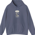 Newton Gravity Anxiety Hoodie - Heather Navy front