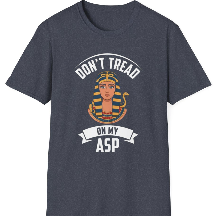 Cleopatra Asp T-Shirt - Heather Navy front