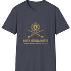 Green Mountain Boys Crest T-Shirt - Heather Navy front