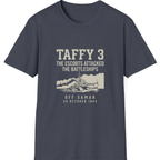Taffy 3 Off Samar T-Shirt - Heather Navy front