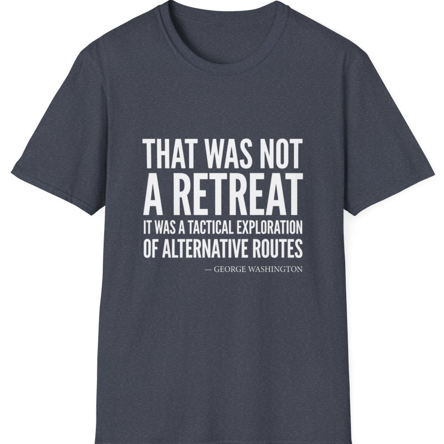 Washington Strategic Relocation T-Shirt - Heather Navy front