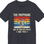 Public Payphone Memorial Premium Tee - Heather Navy front