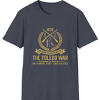 The Toledo War Michigan Volunteer T-Shirt - Heather Navy front