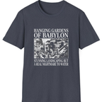 Hanging Gardens Landscaping T-Shirt - Heather Navy front