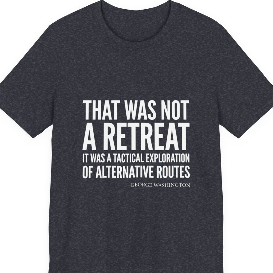 Washington Strategic Relocation Premium Tee - Heather Navy front