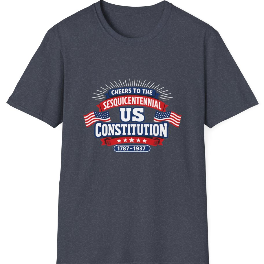 Cheers To The Sesquicentennial Us T-Shirt - Heather Navy front