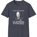 Eisenhower Planning Everything T-Shirt - Heather Navy front