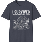 Great Molasses Flood T-Shirt - Heather Navy front