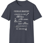 Famous Righties T-Shirt - Heather Navy front