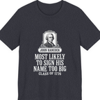 John Hancock Signature Superlative Premium Tee - Heather Navy front