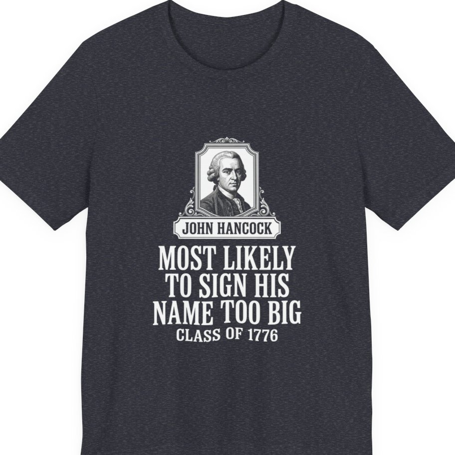 John Hancock Signature Superlative Premium Tee - Heather Navy front