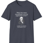 Madison Bill of Rights Deadline T-Shirt - Heather Navy front