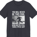 Nixon Suit Bowling Flex Premium Tee - Heather Navy front
