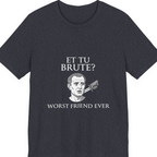 Et Tu Brute T-Shirt - Heather Navy front