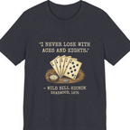 Dead Mans Hand Poker Premium Tee - Heather Navy front