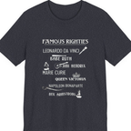 Famous Righties Premium Tee - Heather Navy front