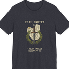 Et Tu Brute Julius Caesar Premium Tee - Heather Navy front