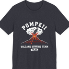Pompeii Volcano Surfing Team Premium Tee - Heather Navy front