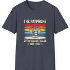 Public Payphone Memorial T-Shirt - Heather Navy front