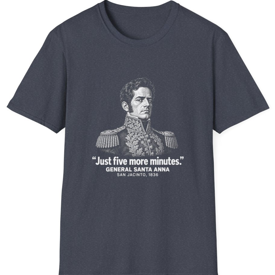 Santa Anna Five More Minutes T-Shirt - Heather Navy front