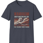 Black Blizzard Dust Tour T-Shirt - Heather Navy front