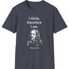 Cogito Ergo Sum T-Shirt - Heather Navy front