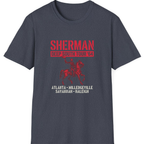 Sherman Deep South Tour Vintage T-Shirt - Heather Navy front