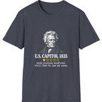 Capitol Cane Review T-Shirt - Heather Navy front