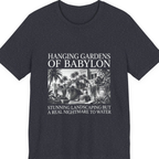 Hanging Gardens Landscaping Premium Tee - Heather Navy front